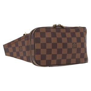 LOUIS VUITTON Damier Ebene Geronimos Shoulder Bag N51994 LV Auth 162244